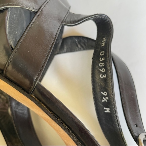 Stuart Weitzman Black Strap Platform High Heels - Picture 12 of 13